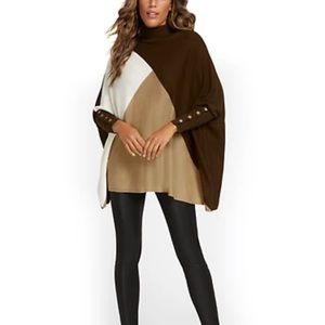 Cowl neck tunic sweater (Macy’s)